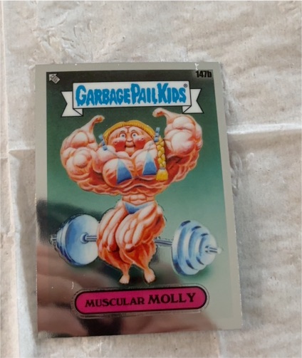 2021 Topps Chrome Garbage Pail Kids #147b Muscular Molly — front