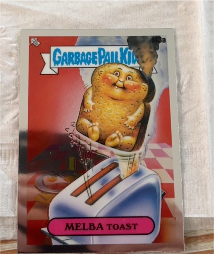 2021 Topps Garbage Pail Kids Chrome Series 4 #143a Melba Toast — front