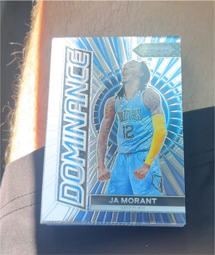 2023-24 Panini Prizm #1 Ja Morant Dominance — front