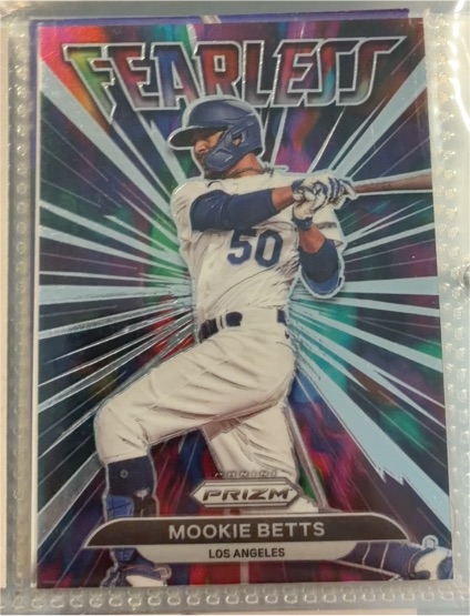 2022 Panini Prizm Baseball #FL-5 Mookie Betts Fearless — front