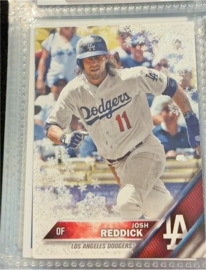 2016 Topps Holiday #HMW123 Josh Reddick — front