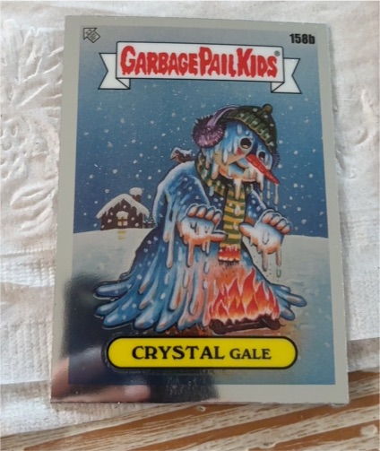 2021 Topps Garbage Pail Kids Chrome #158b Crystal Gale — front