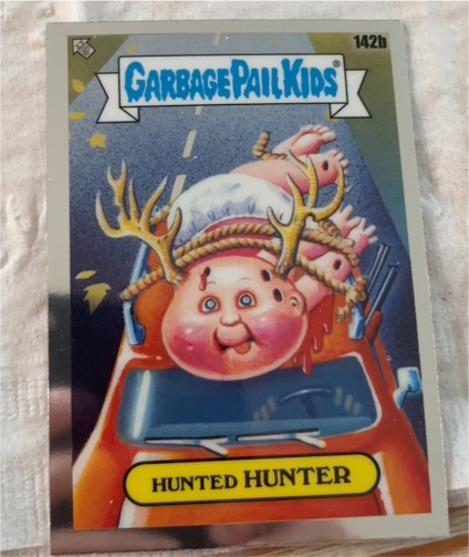 2021 Topps Garbage Pail Kids Chrome Series 4 #142b Hunted Hunter — front