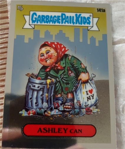 2021 Topps Garbage Pail Kids Chrome #141a Ashley Can — front