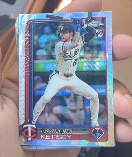 2025 Topps Chrome #19 DaShawn Keirsey — front