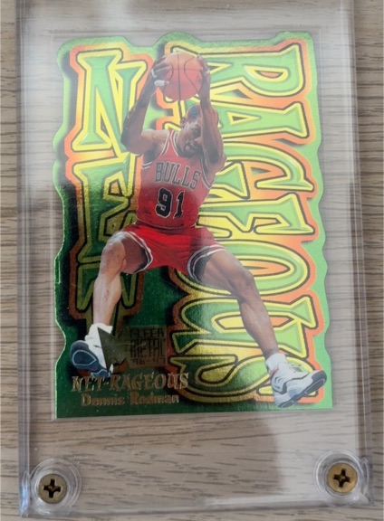 1997 Fleer Metal Netrageous Dennis Rodman — front