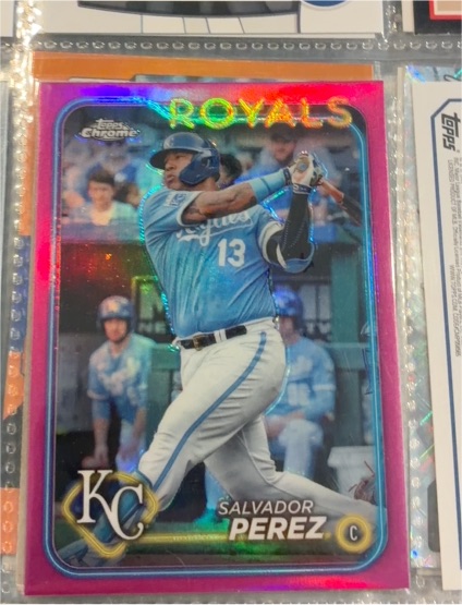 2024 Topps Chrome #117 Salvador Perez — front