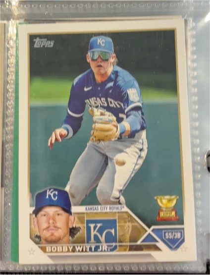 2023 Topps Series 1 #7 Bobby Witt Jr. — front