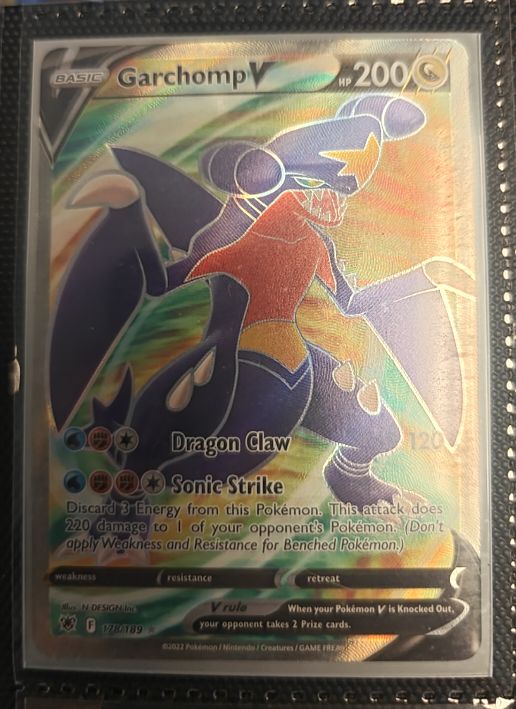 2022 The Pokémon Company Astral Radiance #178 Garchomp V — front