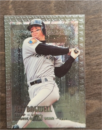1995 Topps Embossed #118 Jeff Bagwell — front