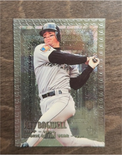 1995 Topps Embossed #118 Jeff Bagwell — front