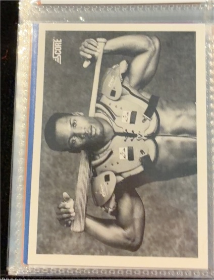 1990 Score #697 Bo Jackson — front