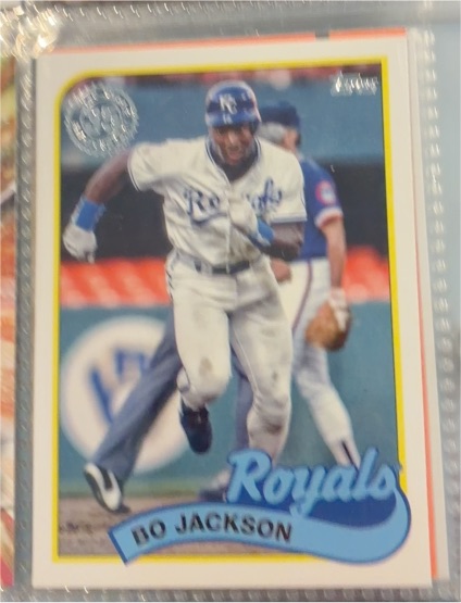 2024 Topps Series 1 1989 35th Anniversary #89B-13 Bo Jackson — front