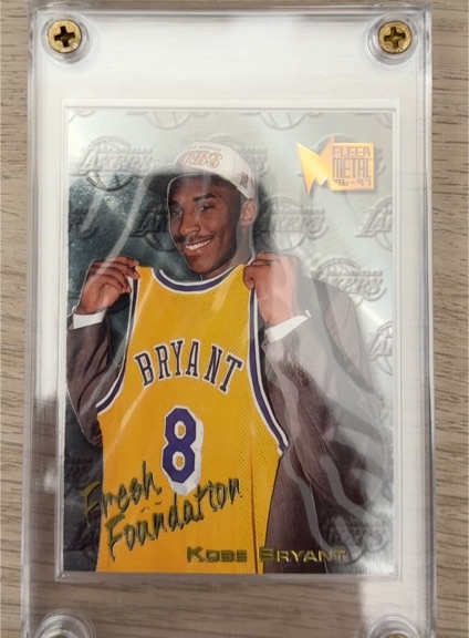 1996-97 Fleer Metal #137 Kobe Bryant Fresh Foundation Rookie Card — front