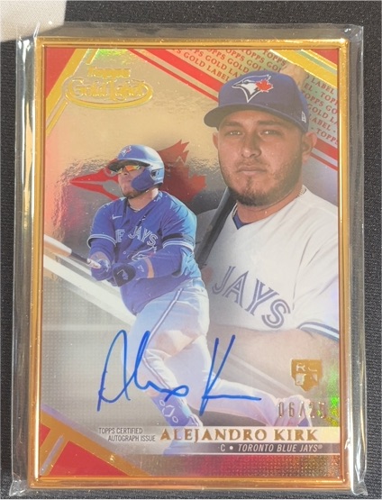 2021 Topps Gold Label #FA-AKI Alejandro Kirk — front