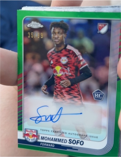 2025 Topps Chrome MLS #56 Mohammed Sofo — front