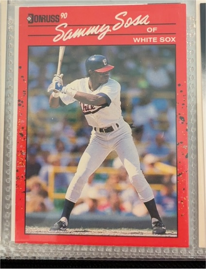 1990 Donruss #489 Sammy Sosa — front