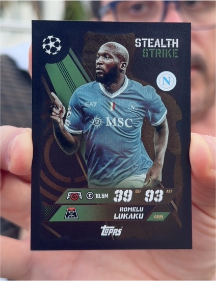 2025-26 Topps Match Attax #455 Romelu Lukaku Stealth Strike — front