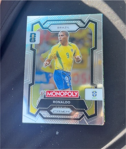 2026 Panini Prizm Monopoly FIFA World Cup #16 Ronaldo Brazil — front