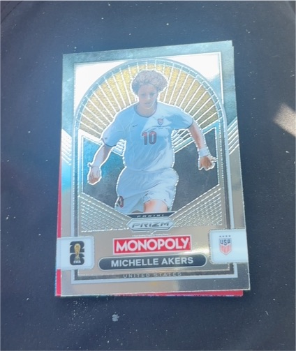 2026 Panini Prizm Monopoly FIFA World Cup #90 Michelle Akers — front