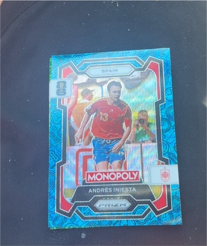 2026 Panini Prizm Monopoly FIFA World Cup #43 Andres Iniesta — front