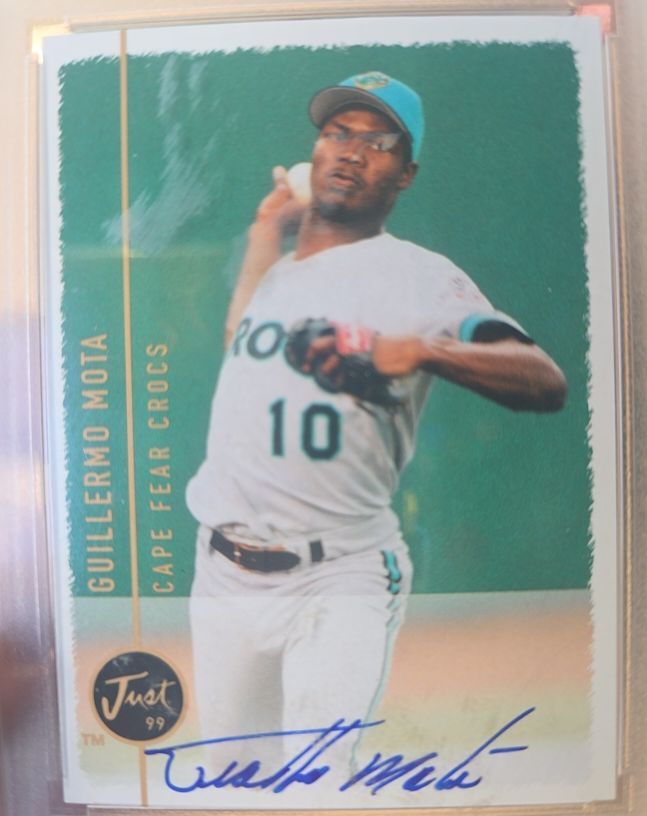 1999 Just Minors #unknown Guillermo Mota Cape Fear Crocs — front
