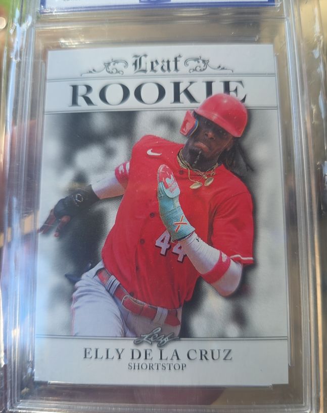 2023 Leaf Rookie Achievement #RA-22 Elly De La Cruz — front