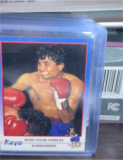 1991 Kayo #48 Julio Cesar Vazquez Jr Middleweight — front