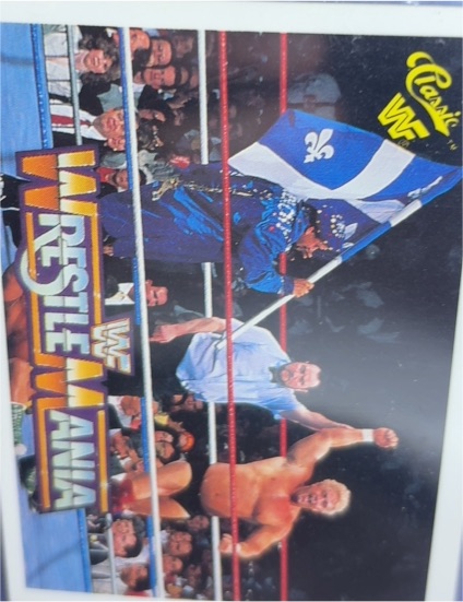 1990 TitanSports Classic WF WrestleMania IV #36 Hulk Hogan and Andre the Giant — front