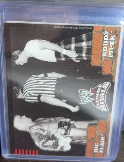 2008 Topps WWE Ultimate Rivals #85 Roddy Piper Ric Flair — front