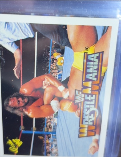 1990 Classic WWF Wrestlemania #95 Macho Man Randy Savage — front
