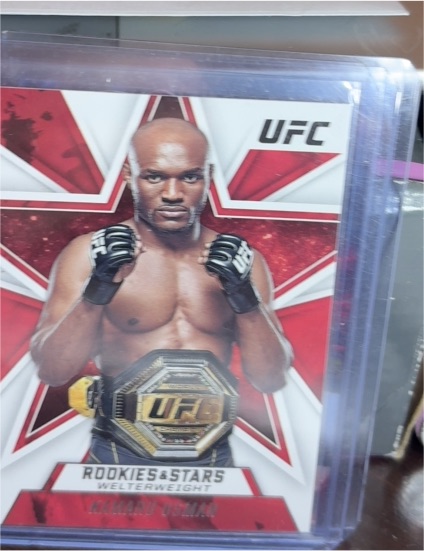 2021 Panini Chronicles UFC Rookies & Stars #86 Kamaru Usman — front