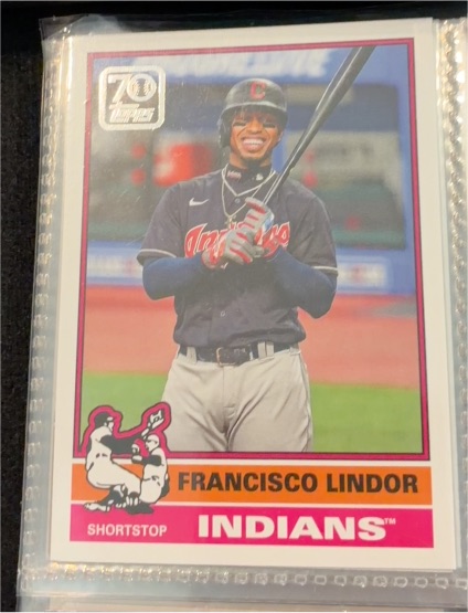 2021 Topps 70 Years of Topps #70YT-26 Francisco Lindor — front