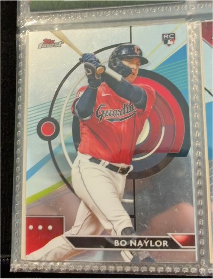 2023 Topps Finest #66 Bo Naylor — front