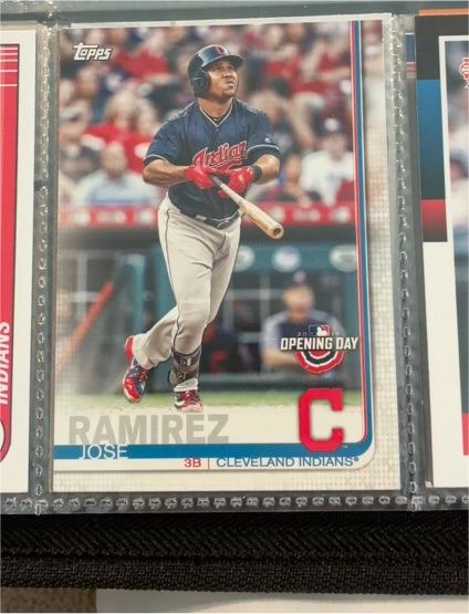 2019 Topps Opening Day #77 Jose Ramirez — front