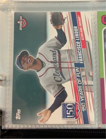 2019 Topps Opening Day #YOF-23 Francisco Lindor — front