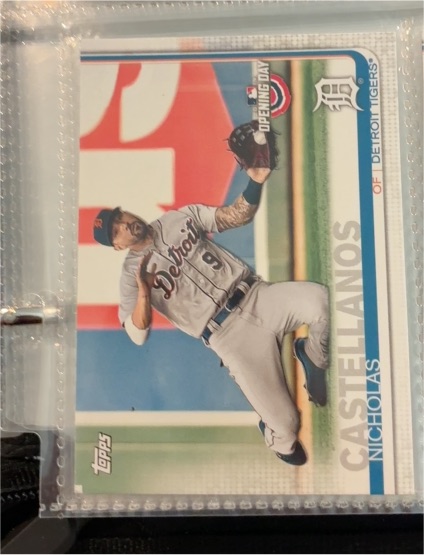 2019 Topps Opening Day #11 Nicholas Castellanos — front