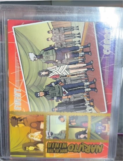 2002 Panini Naruto Way Of The Ninja #50 Chunin Selection Exam Event Card — front