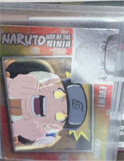 2002 Panini Naruto Way Of The Ninja #43 Naruto's Courage Event Card — front