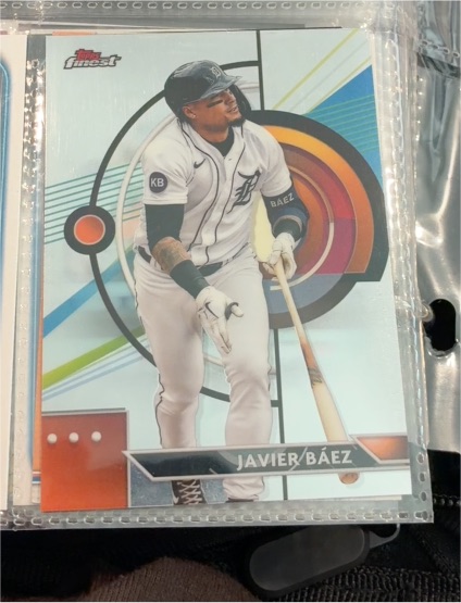 2023 Topps Finest #14 Javier Báez — front