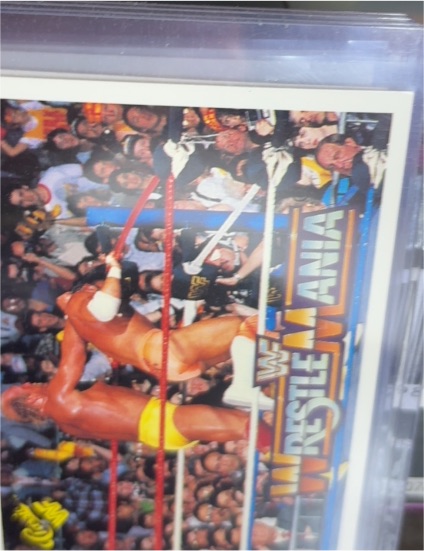 1990 Classic WWF Wrestlemania VI #135 Hulk Hogan vs Ultimate Warrior — front