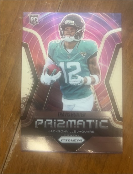 2025 Panini Prizm Prizmatic #12 Travis Hunter — front