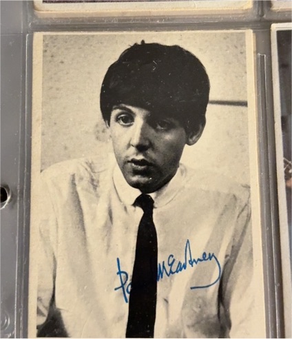 1964 O-Pee-Chee Beatles B&W 2nd Series #94 Paul McCartney — front