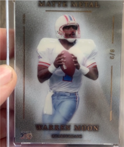 2026 Wild Card Matte Metal #MMBCa5-WM Warren Moon — front