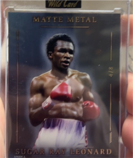 2026 Wild Card Matte Metal #MMPMDa5-SL Sugar Ray Leonard — front