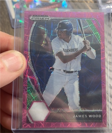 2021 Panini Prizm Draft Picks #PDP62 James Wood — front