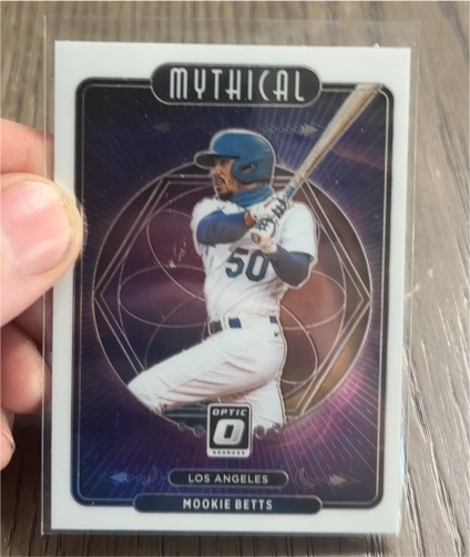 2021 Panini Donruss Optic #M1 Mookie Betts Mythical — front