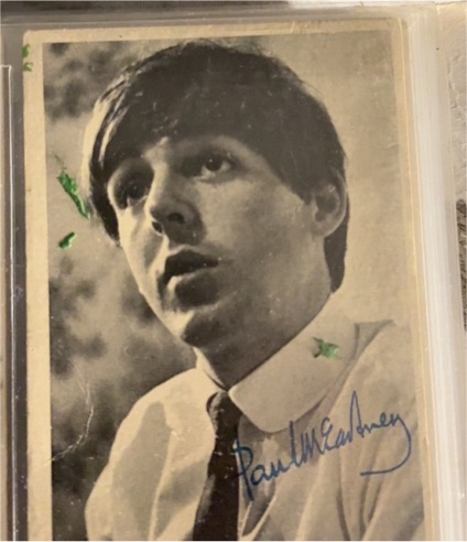 1964 Topps Beatles Black and White Series 2 #96 Paul McCartney — front