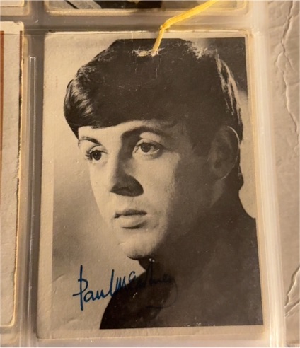 1964 Topps Beatles 1st Series #4 Paul McCartney — front