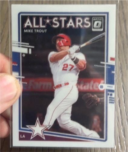 2020 Panini Donruss Optic All-Stars #197 Mike Trout — front